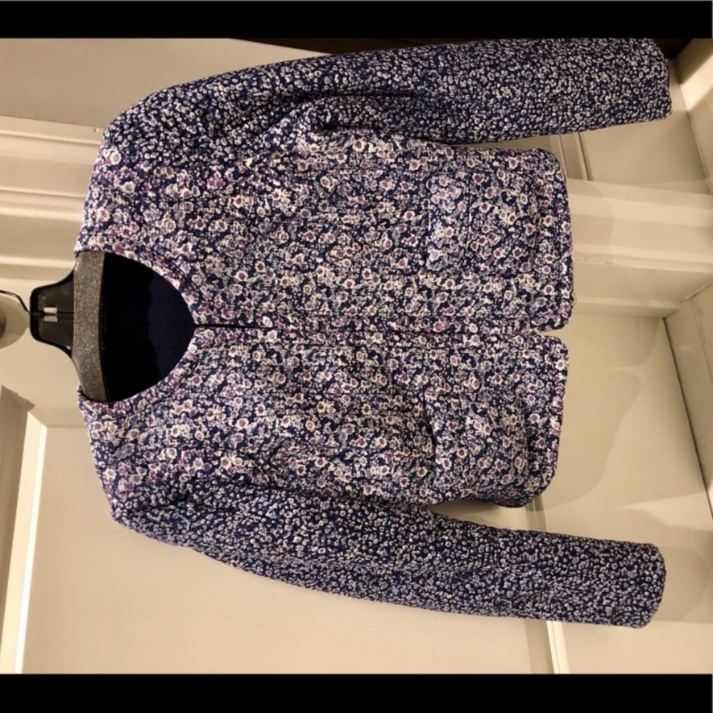 Quilted floral jacket
